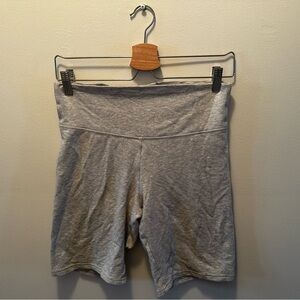 TNA Heather Gray Women's Bike Shorts